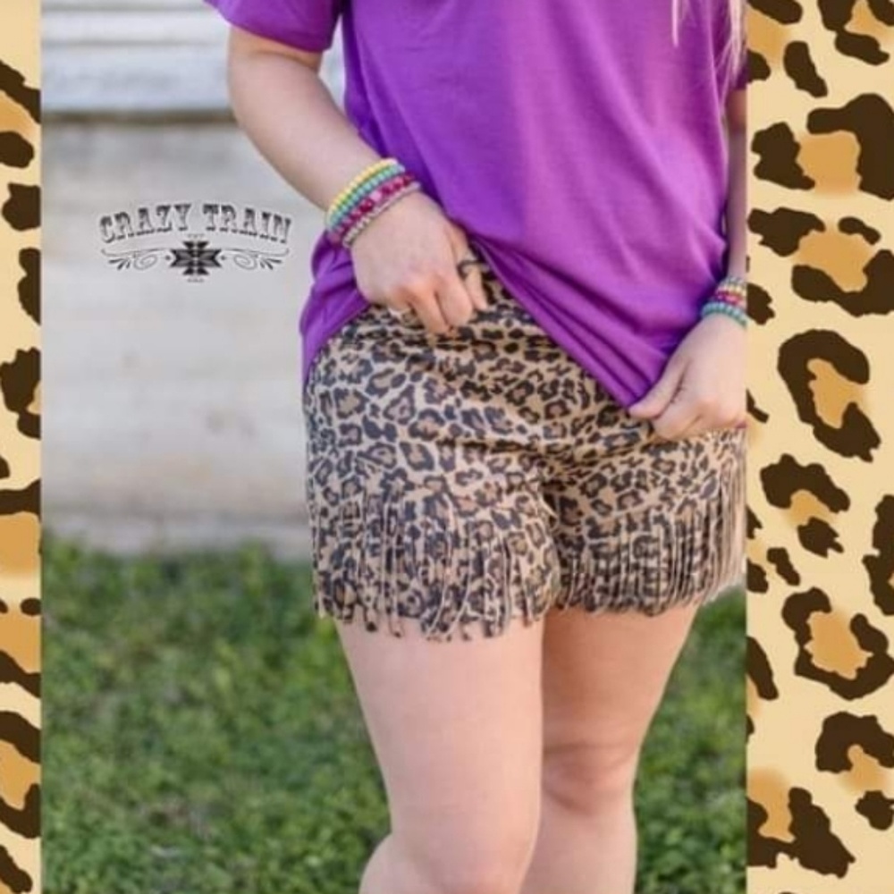 Fringe shorts